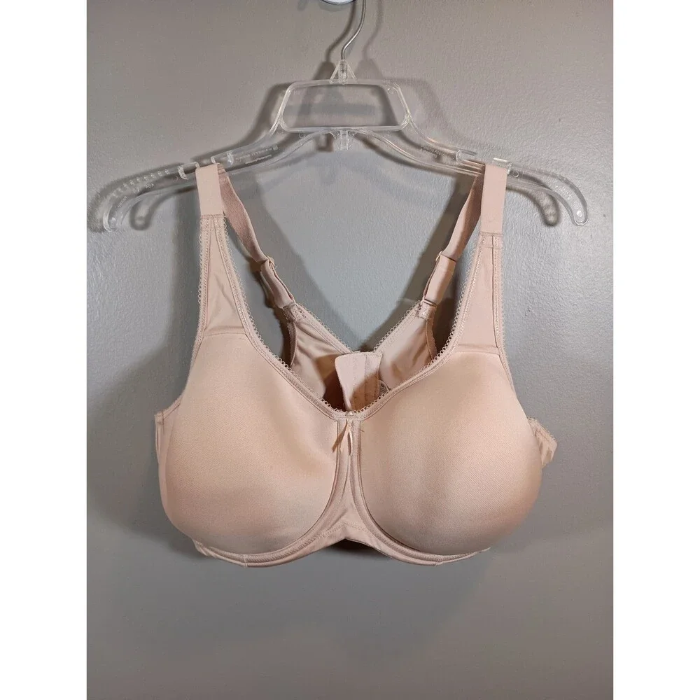Wacoal Basic Beauty Spacer Underwire T-Shirt Bra 853192 Beige Nude Size US 46D